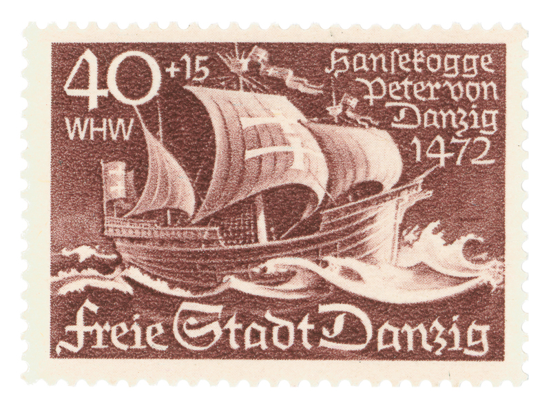 Plik:Przedwojenny gdański znaczek pocztowy poświęcony Paulowi Benekemu.JPG
