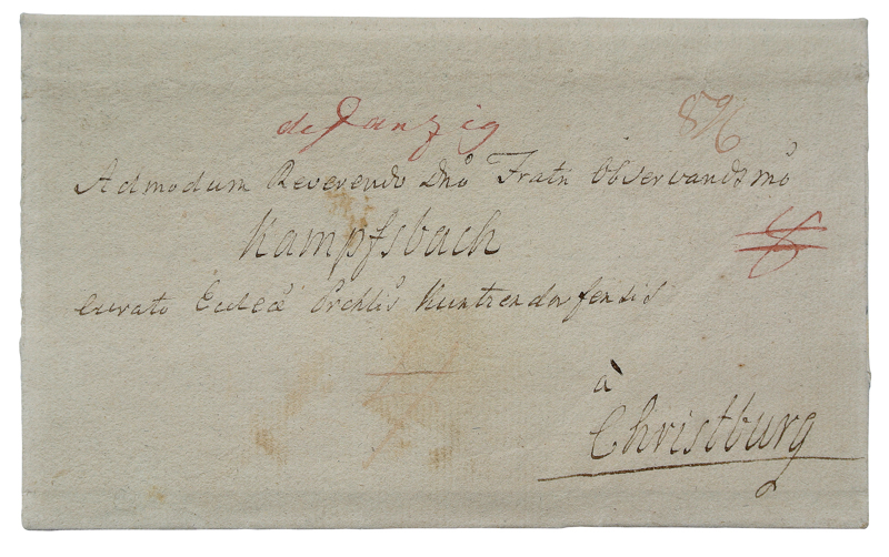 Plik:List z pierwszym znakiem poczty pruskiej, koniec XVIII wieku.JPG
