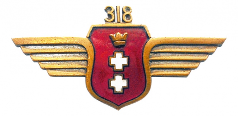 Plik:Odznaka Dywizjonu 318.jpg