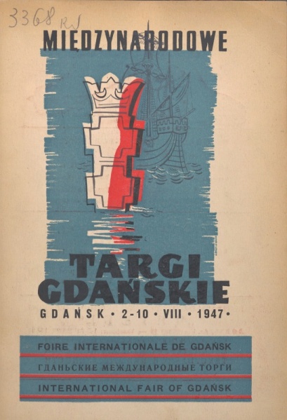Plik:1 Miedzynarodowe Targi Gdańskie po 1945.jpg