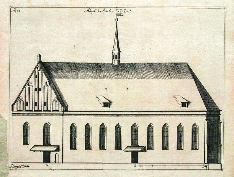 Plik:Barthel Ranisch, kościół św. Ducha, 1695.jpg