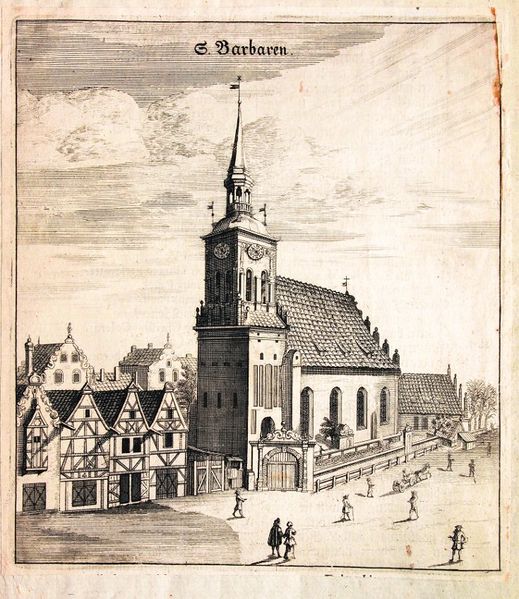 Plik:Kościół św. Barbary, Der Stadt Dantzig…, 1688.jpg