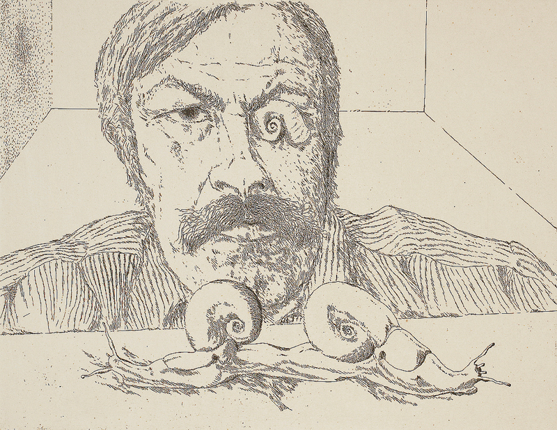 Plik:Günter Grass, Autoportret II, 1972.JPG