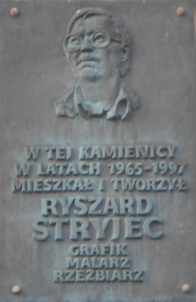 Plik:Ryszard Stryjec tablica pamiątkowa.JPG