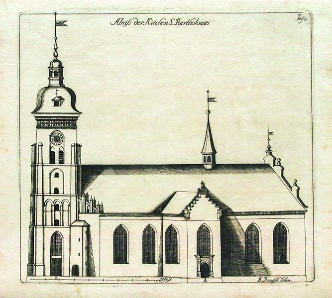 Plik:Barthel Ranisch, kościół św. Bartłomieja, 1695.jpg