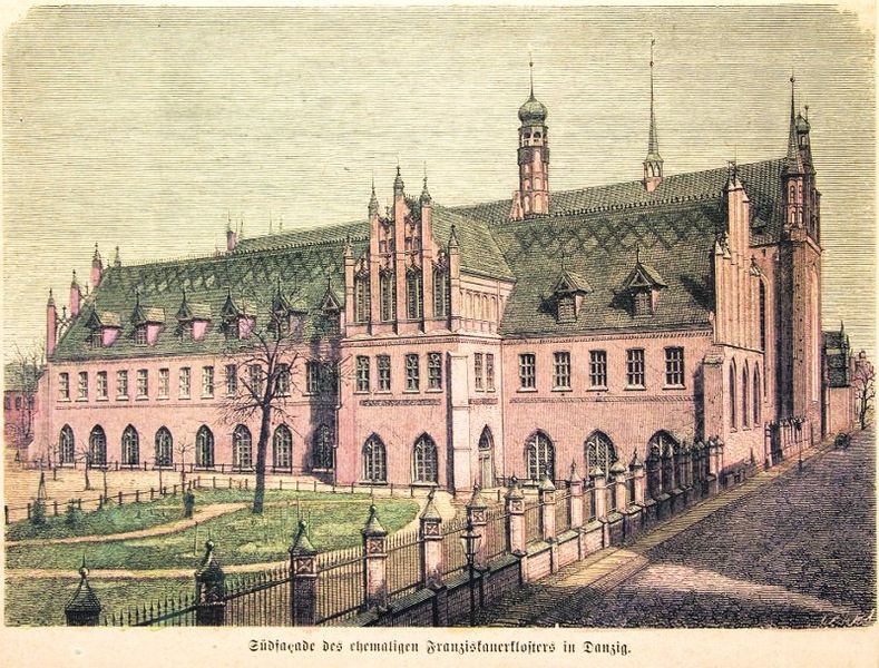 Plik:Dawny klasztor Franciszkanów, 1875.jpg